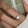 Elegantly Adjustable Crafted Open Heart Ring For Women Unique Design Geometric