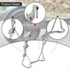 Bike Drop Stand Parking Rack Double Foot Rear Kickstand for Adults