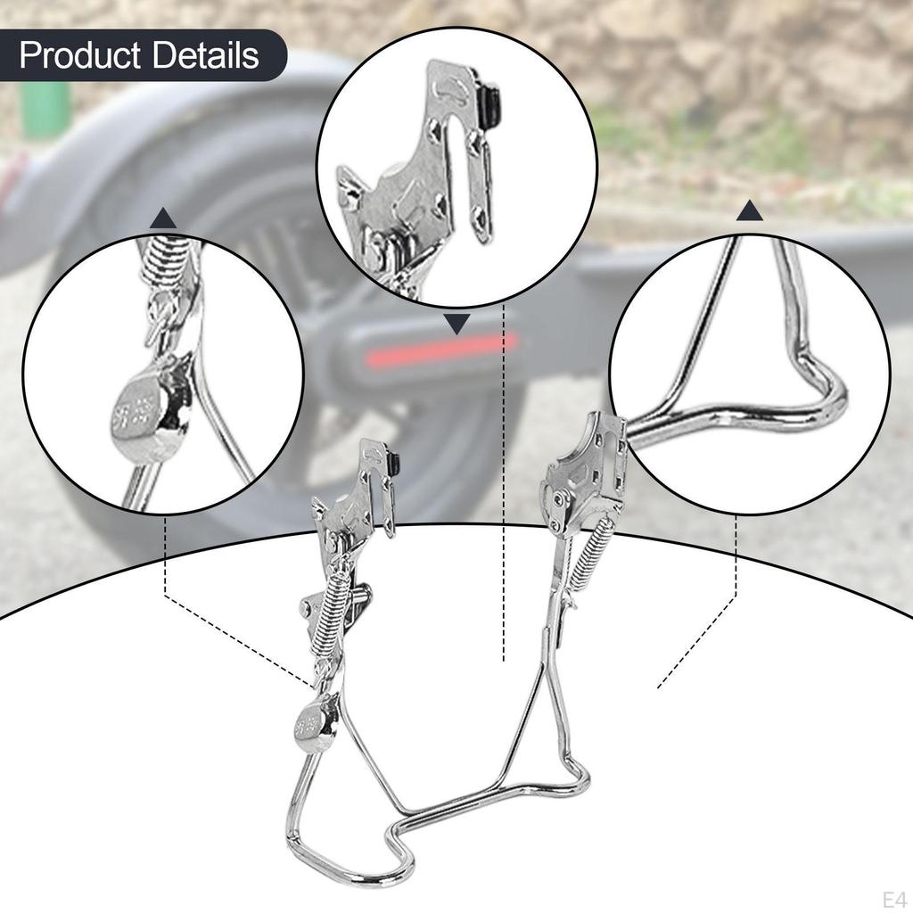 Bike Drop Stand Parking Rack Double Foot Rear Kickstand for Adults