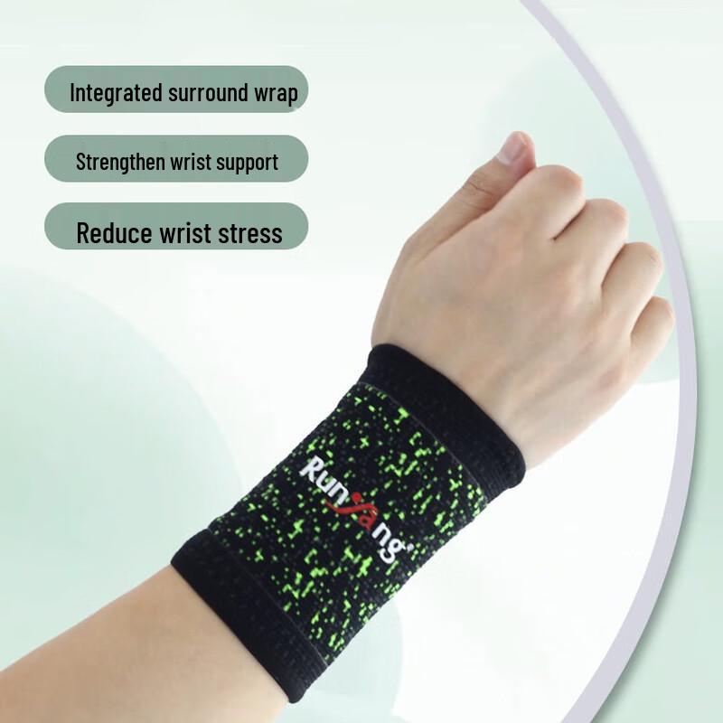 WEZHO Elastic Knitted Compression Sports Wrist Support