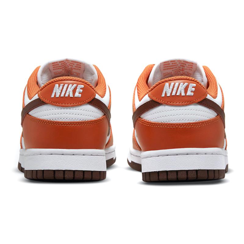Nike Dunk "Bronze Eclipse" non-slip, durable, lightweight low-top skate shoes for women in white and brown DQ4697-800