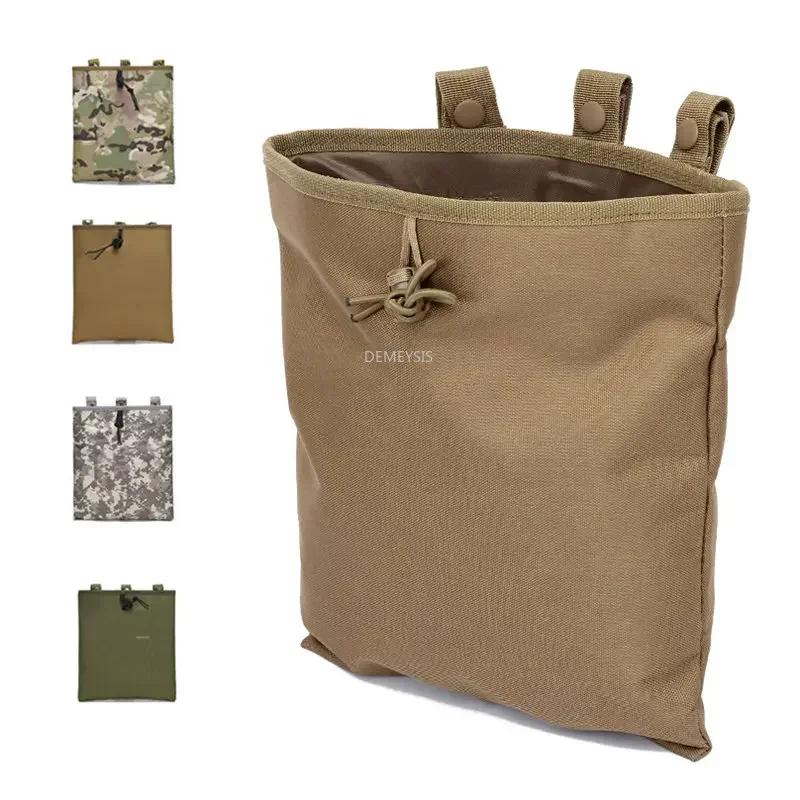 Molle Dump Magazine Pouch Mag Drop Pouches Hunting CS Gun Ammo EDC Bag Recycling Storage Bag