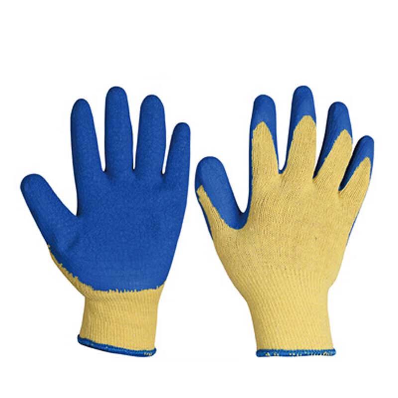 Quan Ri An C12BYLS Yellow Latex Work Gloves