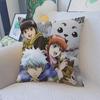 Anime G-Gintama Funny Cushion Cover Inches Farmhouse Decor Home Throw Pillow Covers for Couch Decorations