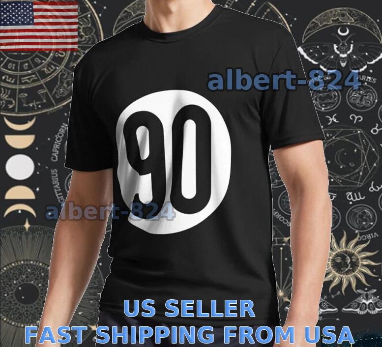 NEW SHIRT BLACK 90 LOGO T shirt FUNNY AMERICAN UNISEX SIZE S TO 5XL S