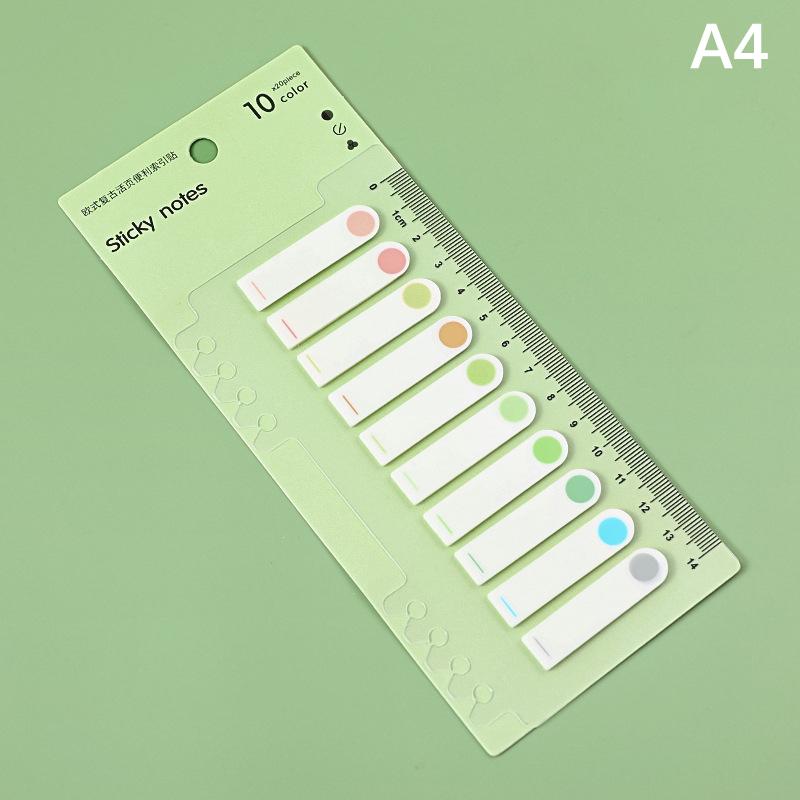 200 листов ретро блокнот Morandi Index с прикрепленными стикерами для заметок — фото 3