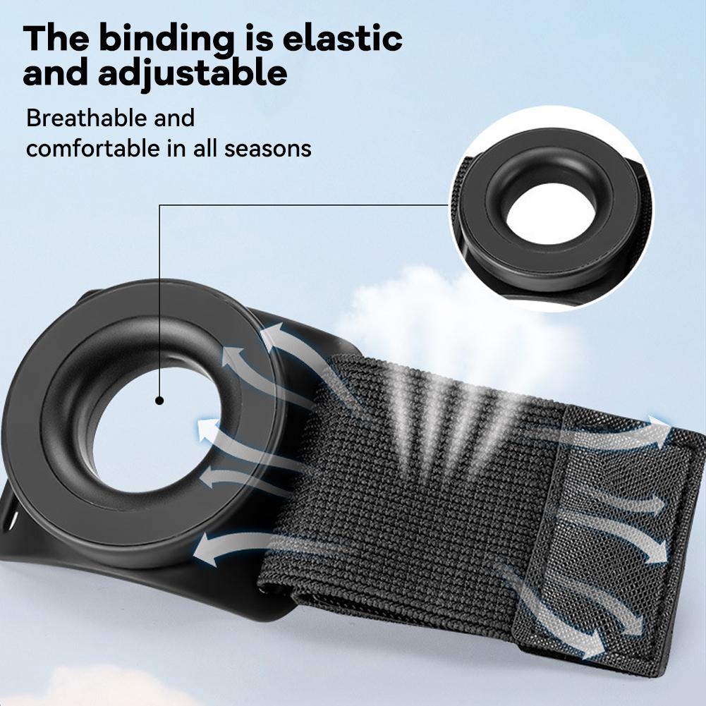 רצועת יד אוניברסלית מחזיק מגנטי לטלפון בוואקום עם רצועת מיתר נגד אובדן זרוע לניווט וספורט קל לפירוק