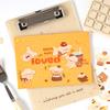 4sheets Cute Pet Tea Party Series Kawaii Cartoon Animal Decoration Stickers DIY Diary Scrapbook Aesthetics Stationery Stickers