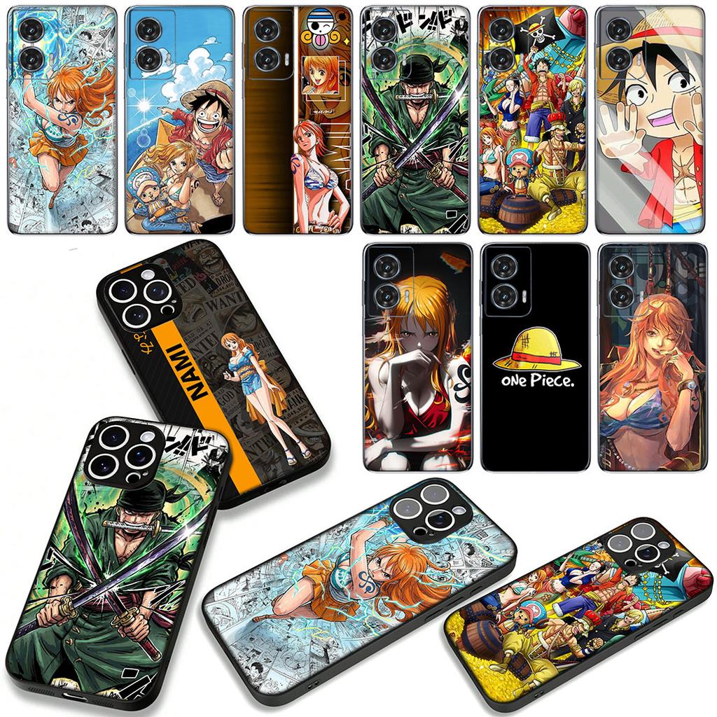 Nami ONE PIECES Roronoa Luffy Zoro Cover Phone Case for Apple iPhone 16 15 14 Plus 13 12 Mini 17 Pro Max + 16E Air 16+ ProMax