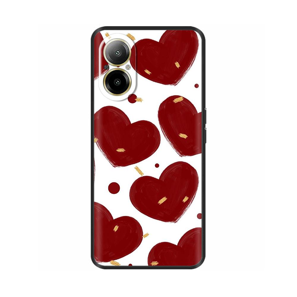 For Realme C67 4G Case Phone Cover Cool Sweet Soft Smooth Liquid Silicone Bumper For Oppo Realme C67 Full Protection Back Cover