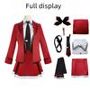 Anime DATE A LIVE Kotori Itsuka Cosplay Red Coat Shirt Skirt Tie Belt Wig Lovely School JK Uniform Halloween Full Set Costumes