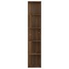 VidaXL Corner Cabinet Brown Oak 33x33x164.5 Cm Engineered Wood 816028