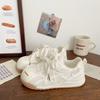 Beige mesh board shoes women's new summer breathable niche white shoes women's shoes