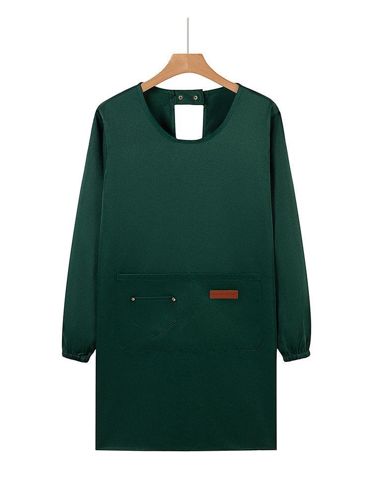 Waterproof Long Sleeve Catering Apron with Logo Print