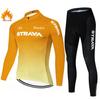 2026 Winter Fleece Warm Cycling Suit Set Cycling Suit Long Sleeve Suit Breathable Cycling Equipment Road Cycling Suit Overalls