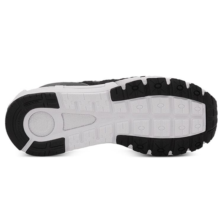 Under Armour HOVR Mega 2 Fabric Comfortable Sports Low-Top Lifestyle Shoes Men Sneakers Black 3025472-001