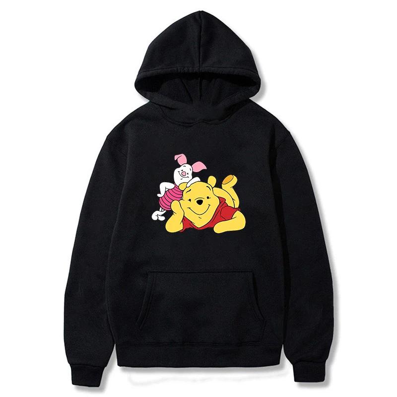 2025 Kawaii Cute Bear Men and Women Sweatshirt Cartoon Fashion Couple Sweatshirt Spring and Autumn Hoodie Spring and Autumn S