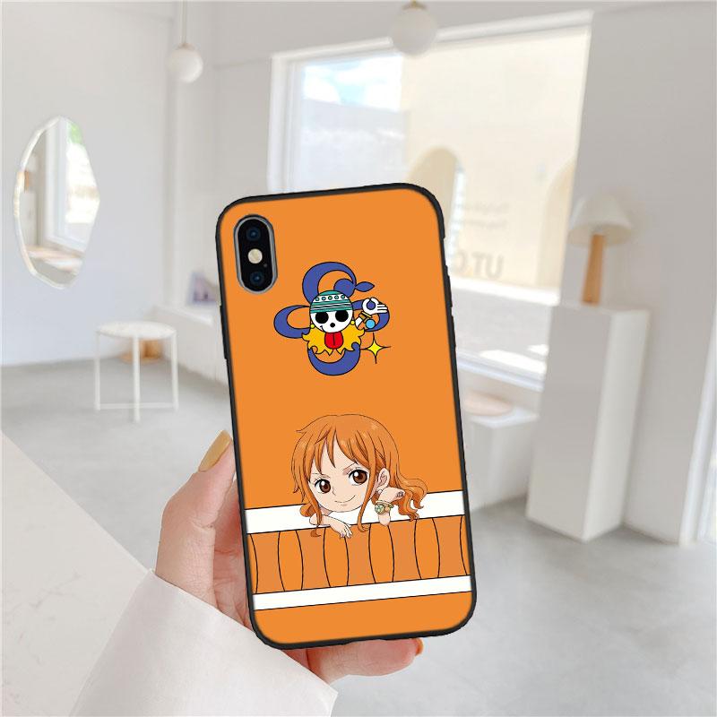 One Piece Luffy Nami Soft Shell Phone Case for OPPO A40 A60 A80 A15 A16 A16K A12 A17 A17K A54 A54S A53 A53S A55 A56 A57 A98 F23