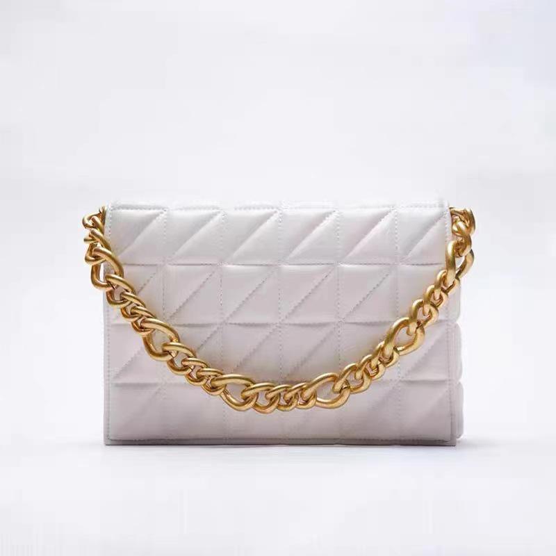 Z's 2024 Diamond Quilted Chain Bag – Stylish Embroidered Shoulder Bag