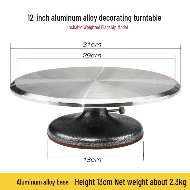 Aluminum Alloy Cake Decorating Turntable