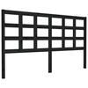Maison Exclusive - Tête De Lit Noir 165,5x4x100 Cm Bois Massif De Pin