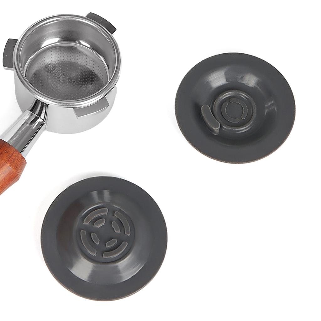 2 Stück 54mm Kaffeemaschinengriff Reinigungs-Pad Blindfilter Rückspülscheibe Kaffeemaschinen Zubehör Einfach zu installieren
