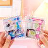 Cartoon Animal Rolling Stamp with Ink Pad Cute Self-Inking Roller for Kids Students Fun Classroom Prize Kindergarten DIY Craft Supply