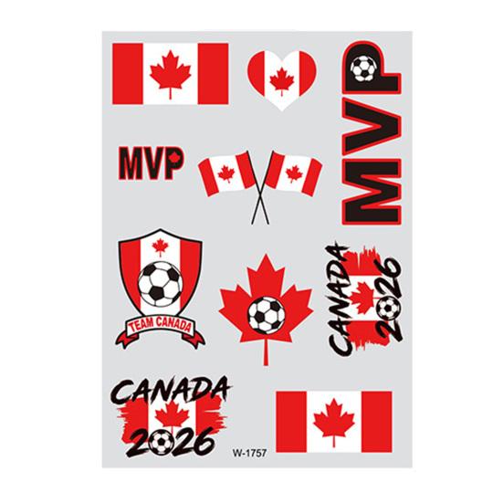 Glow Soccer Tattoos, Waterproof Temporary Freckle Stickers, Football Fan Body Art for Game Day, Night Party Makeup