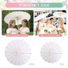 1Pcs Dia 60/84cm Paper Umbrella Long-handle Photography Prop  for Anniversary Wedding Party