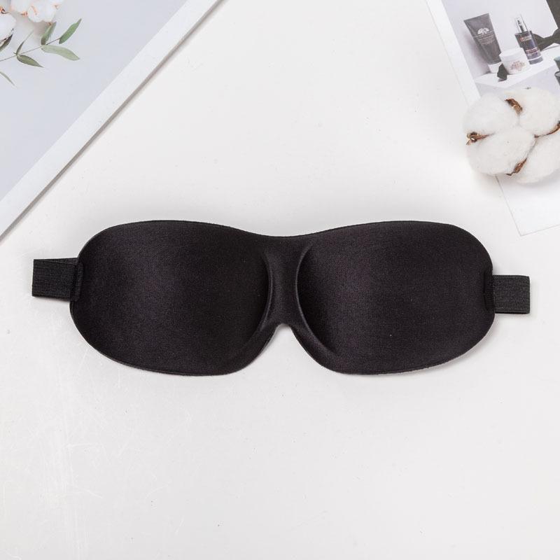 

Ultra-comfortable fitting sleep mask - Adjustable strap, soft breathable fabric, lightweight чорний