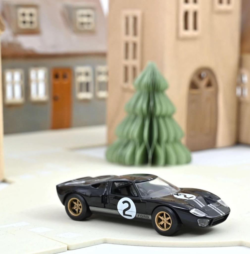 NOREV Scale Model Ford GT40 1966 Le Mans 24 Hours Amon NOREV Le Mans Jet Car 1/43 Kit #2, Winner, B. McLaren/C. Black.