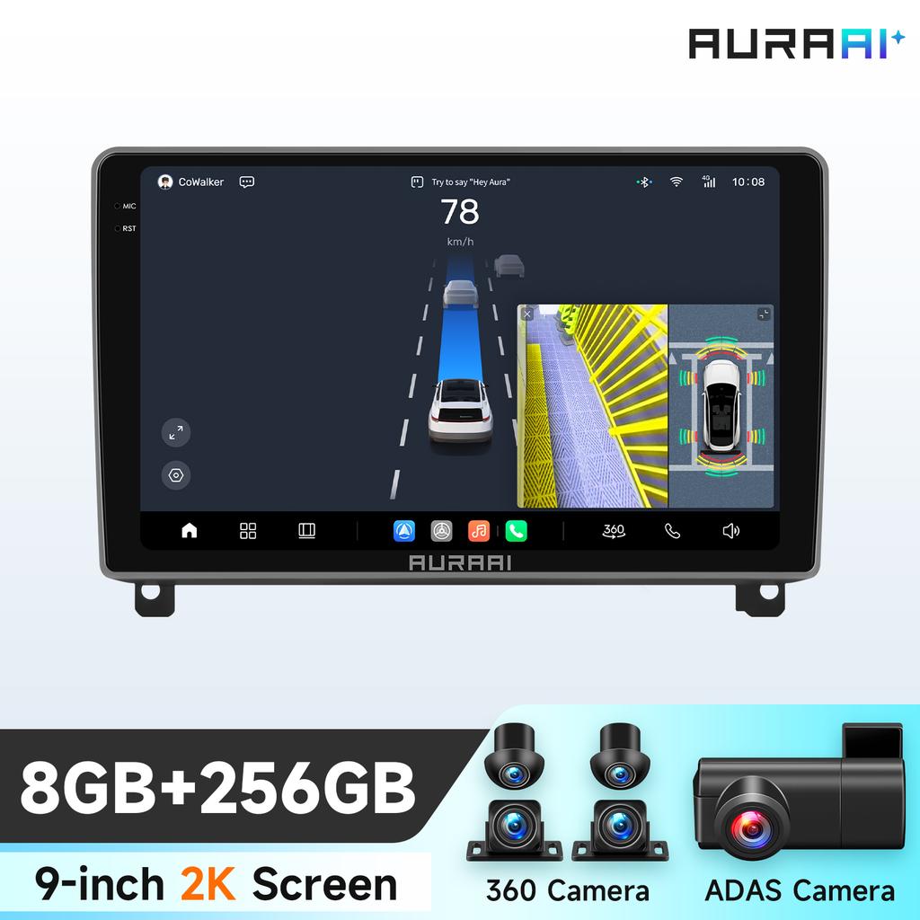 OSSURET 360Camera Carplay Android Car Radio For Peugeut 407 1 2004 - 2011 Car Infotainment Multimedia Player GPS Auto Stereo RDS Intelligent Screen