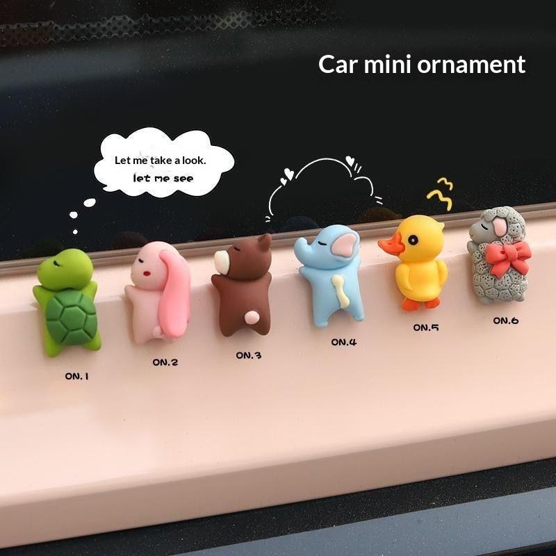 Unique Animal Ornament for Car Console Center and Rearview Mirror Display