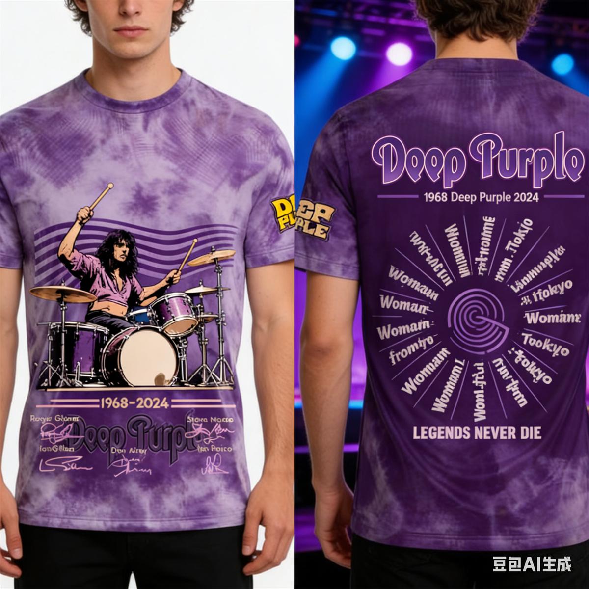 

Рок Группа Deep Purple 3D Печать Футболка Мужчины Женщины Мода Повседневная Футболка с коротким рукавом Хип-хоп Топы Футболки Мужская Одежда 7 XL