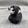 3D Grim Reaper Duck Printed Scary Death Duck Statue Suitable for Home Decoration Halloween Decoration for Haunted House Party