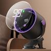 Desk Fan Digital Display 100 Speeds Strong Airflow Low Noise 360-Degree Rotation Portable Clip-On Fan Air Cooler