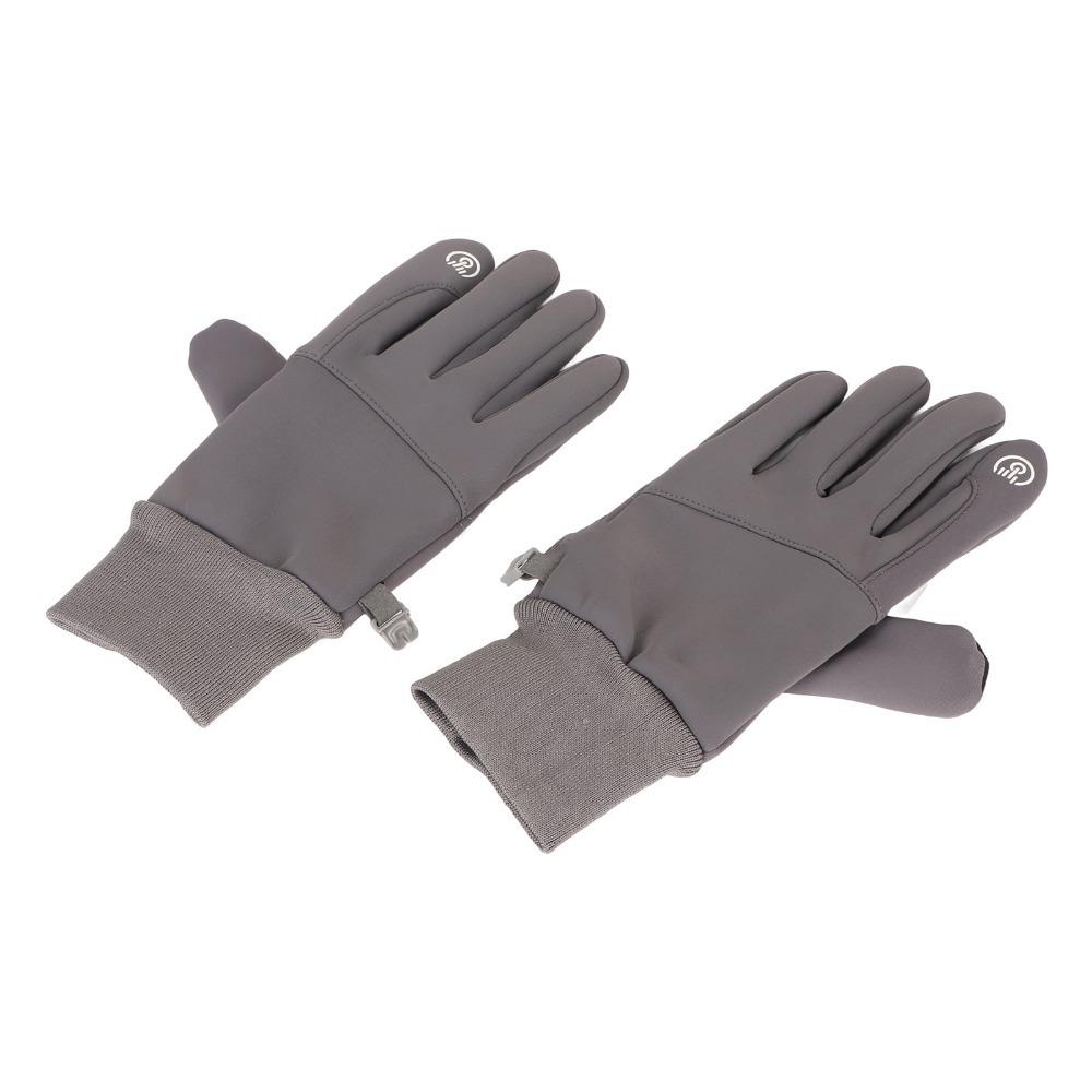 

1Pair Touch Screen Outdoor Sports Gloves Windproof Bicycle Gloves Cycling Gloves Outdoor Use Grey-XL