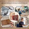 Our Adventure Book Scrapbook Album 11.9 X 7.6 Inch 80pages,3d Retro Embossed Letter Leather Cover Movie Up,Memory Book For Couples,Gifts For
