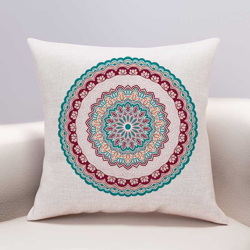 

Набор ретро подушек Квадратная подушка Спальня Гостиная Диван Спинка Роскошная поясничная подушка 35*35