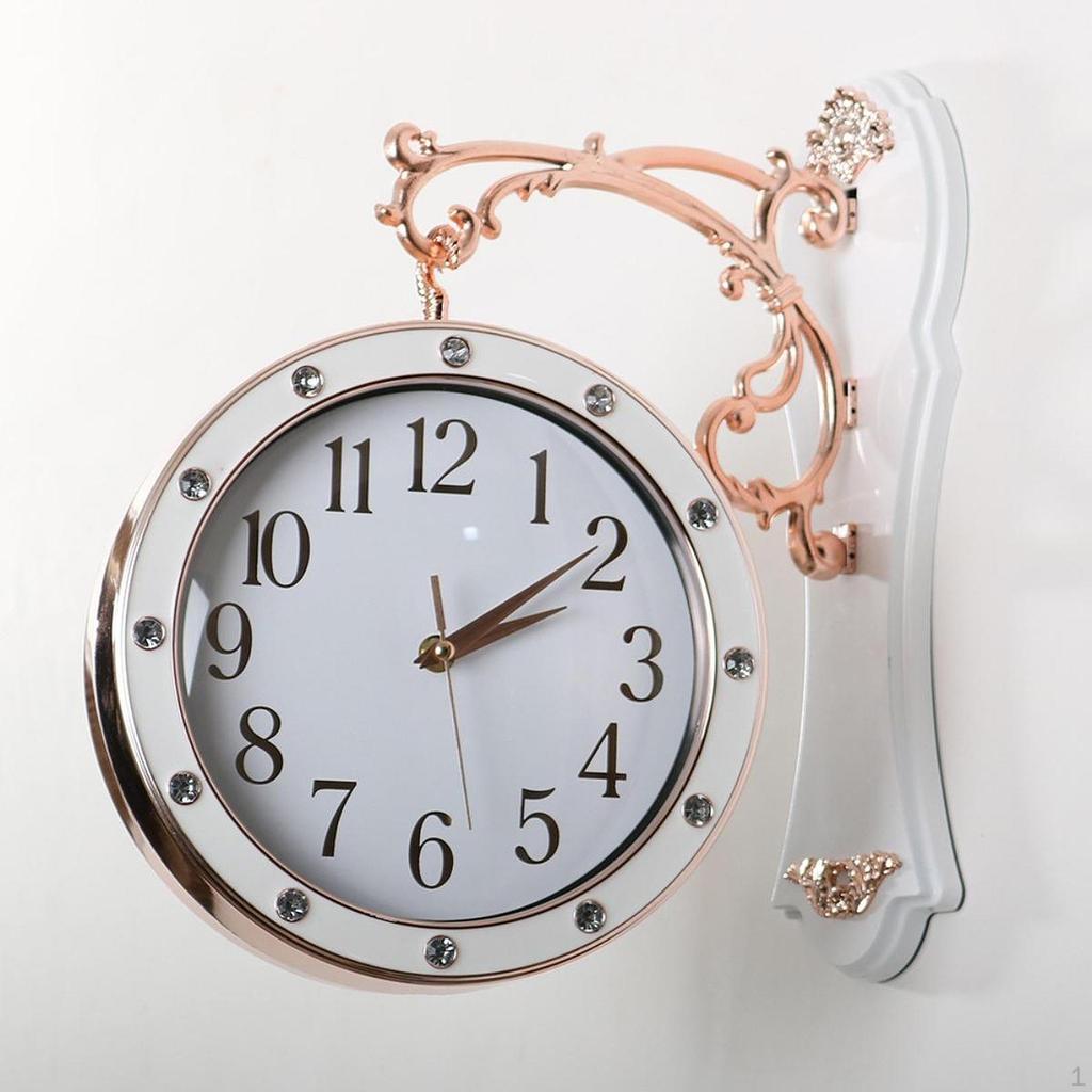 Double-Sided Wall Clock for Living Room And Porch