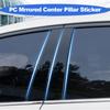 Geeignet für den Golf 6. Generation für VW Golf MK6 2009-2013 Auto Fenster PC Verkleidung Spiegel Mittelpfosten Aufkleber