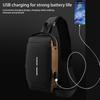 Anti-theft Crossbody Bag Shoulder Backpack with USB Charging Port Waterproof Sports Sling with Lock for Men And Women Travel Camping Daily Use