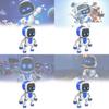 Astro Bot Zestaw do Montażu Miniatur Dla Dzieci Kreatywna Plastikowa Zabawka Prezent