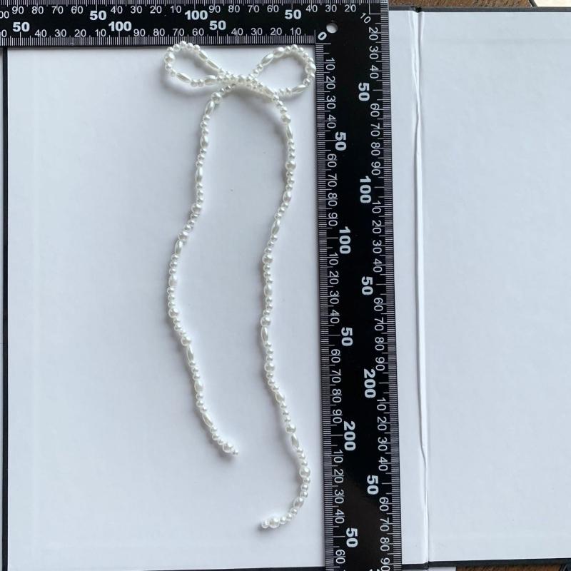 Handcrafted Jewelry Making Supplies Beautiful Beaded Bowknot Decoration Unique Jewelry Accessory for Craft Projects