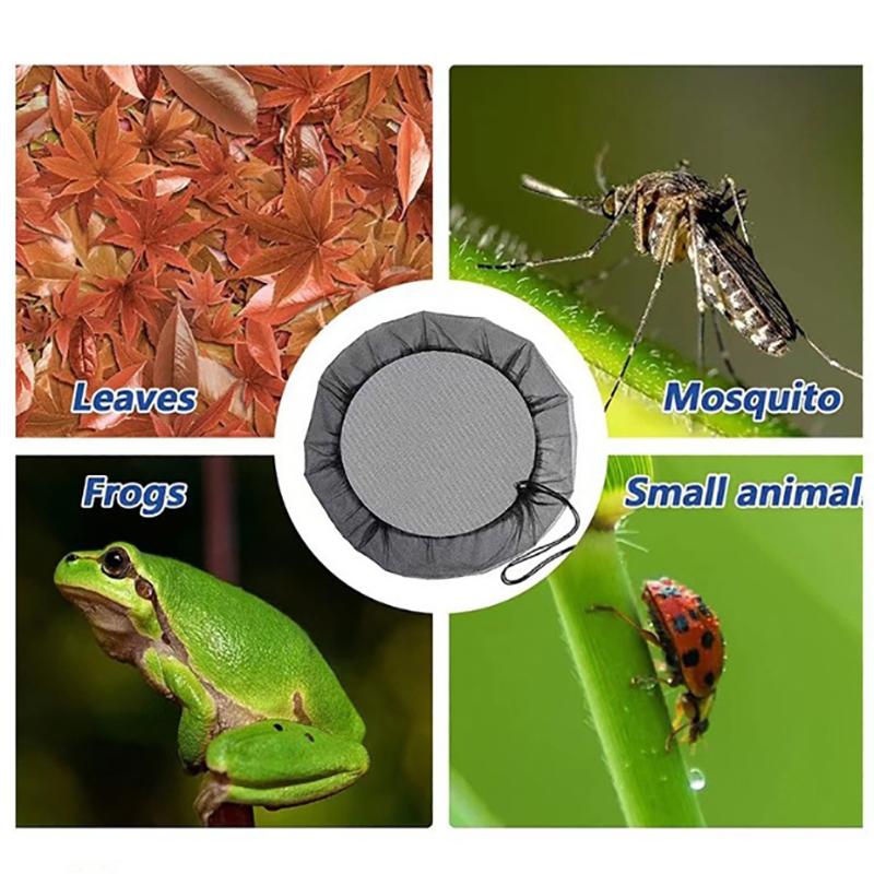 100Cm Mesh Cover Netting For Rain Barrels Water Collection Buckets Cover Water Tank Protection Lid Gardening Tool