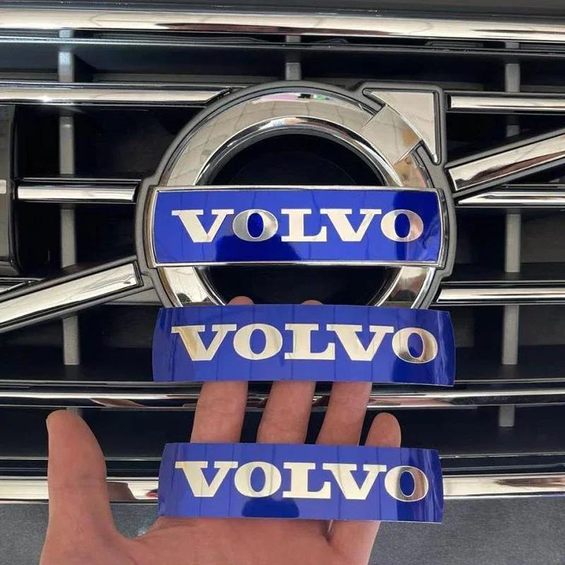 Autocollant Décoration Logo Volant Calandre Avant Voiture Accessoires Pour Volvo Rdesign Polestar AWD V50 S60 XC60 S40 XC40 XC90