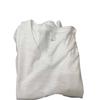 White V-neck bamboo cotton short-sleeved women's summer casual loose and comfortable bottoming top simple and versatile basic T-shirt