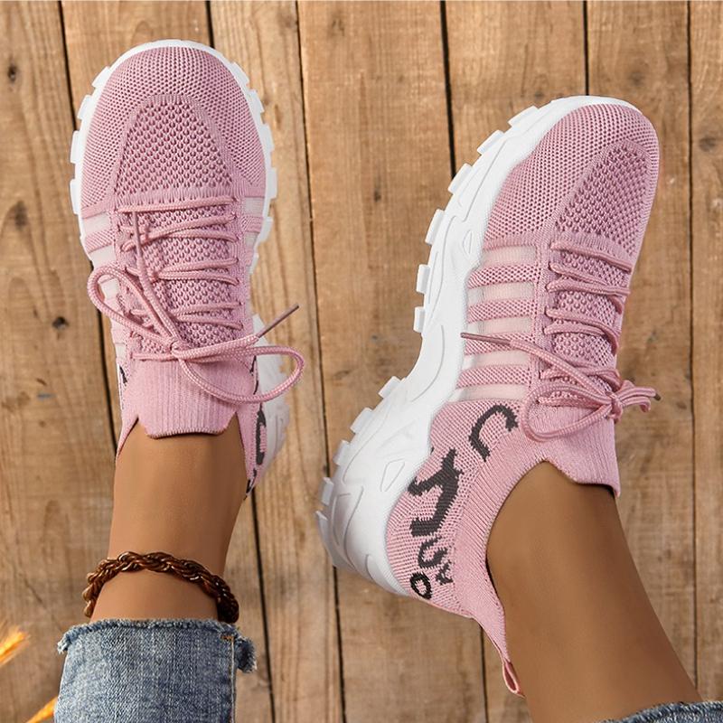 Fashion New Women's Tennis Shoes Lace Up Women Shoes Mesh Comfortable Platform Shoes Fashion Lightweight Women Sneakers Hot Sale Zapatos