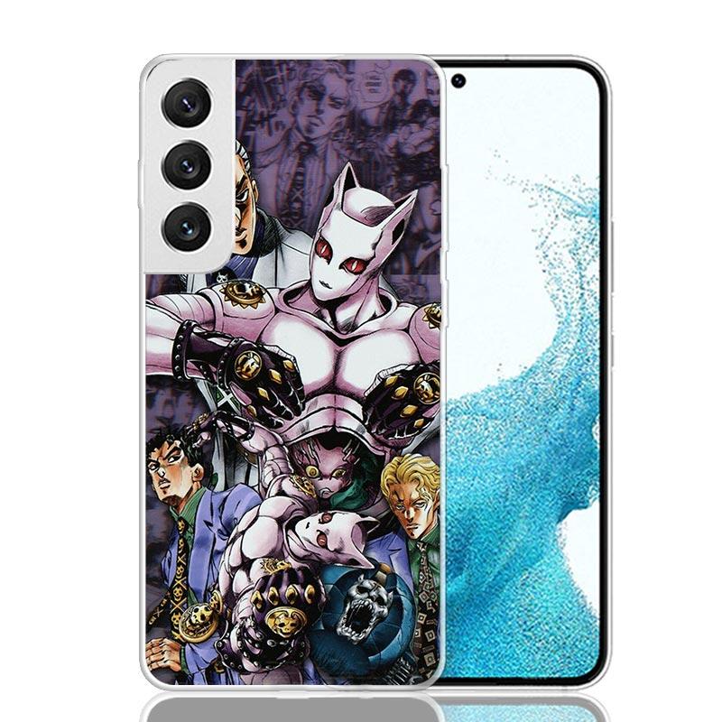 JoJo Adventure Killer Queen Phone Case For Samsung Galaxy S26 S25 Edge S24 S23 FE S22 Ultra S21 Plus S20 + Fundas Cover Coque Ga