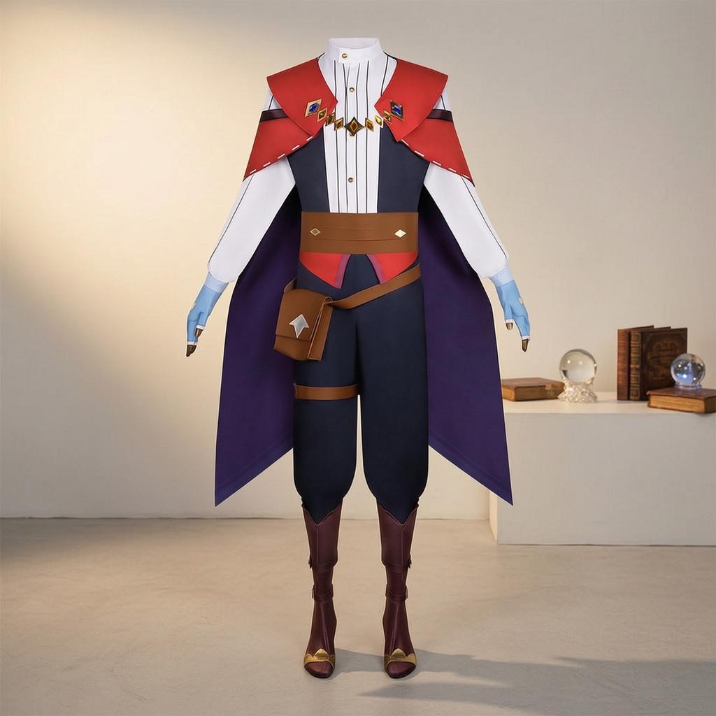 Roco Kingdom Enzo Cosplay Outfit For Manga Characters With Street Style Design For Cosplay Fans
